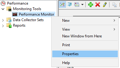 Performance Monitor Properties