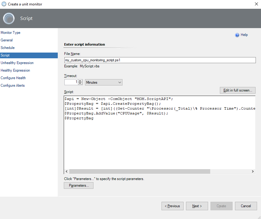 Copy and paste the above script to your script pane